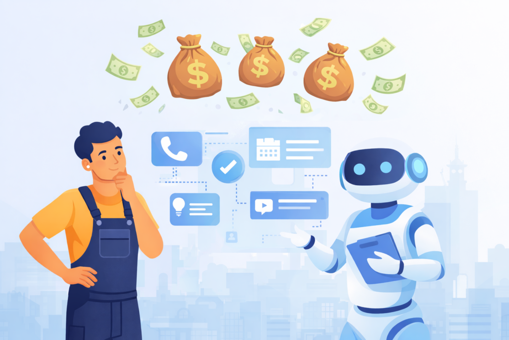 AI Is Going Mainstream For Small Business. Here’s How To Actually Use It To Win More Jobs (Not Just Look “Innovative”) AI helping small businesses automate calls, bookings, and workflows